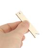 100pz Etichette Regalo in Legno Non Finito con Fori 2,6 x 0,5 Pollici Etichette Decorazione in Legno Etichette da Appendere in Legno Vuote Artigianato Fai da Te