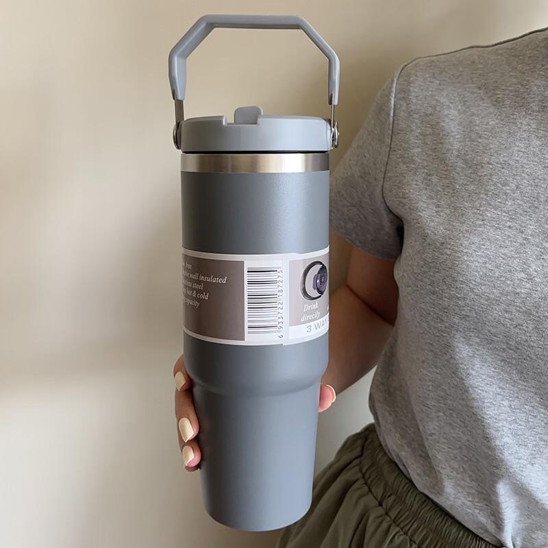 OLOEY Large Capacity Portable Stainless Steel Insulated Tumbler