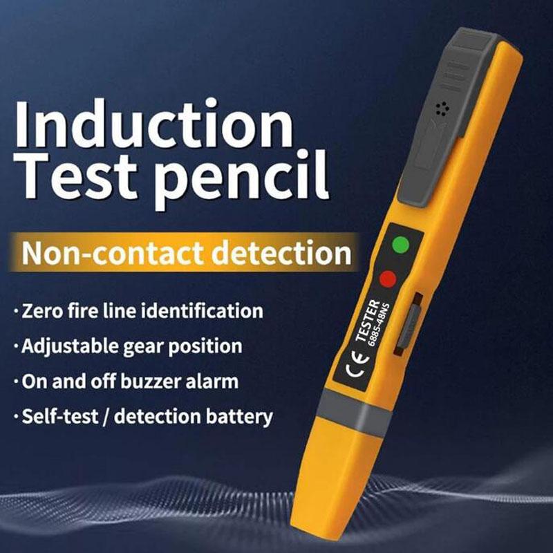 Voltage Tester Tools, AC Voltage Detector Pen Voltage Tester Non-Contact Inductive AC/DC Audible, Pocket Clip Tester Tools