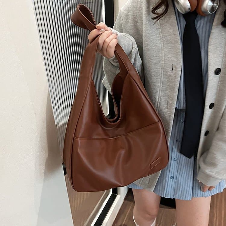 New large-capacity retro women's bag tote bag shoulder bag