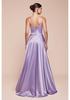 2025 Elegantes trägerloses Abendkleid mit Spaghettiträgern für Damen: Einfarbige, lange Kleider