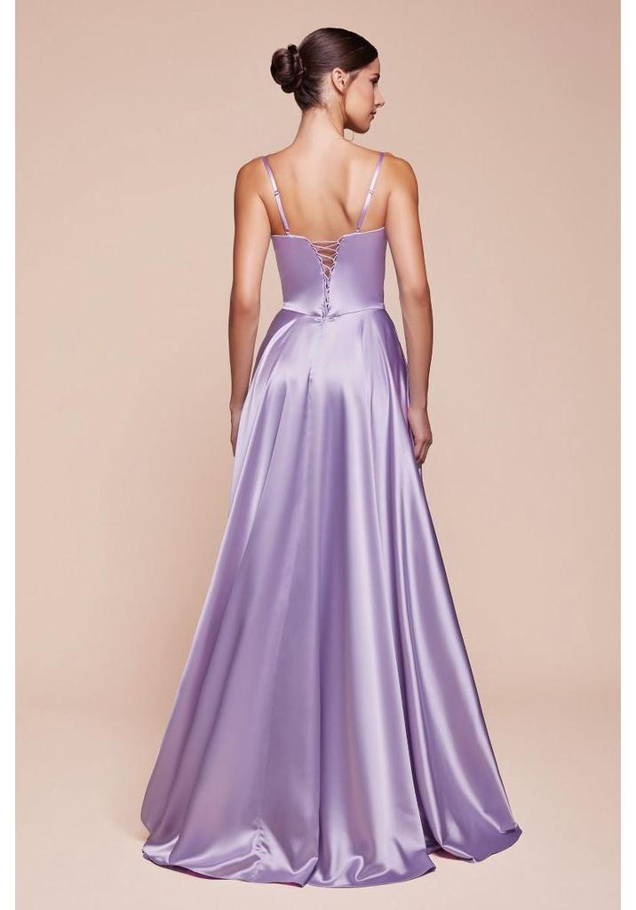 2025 Elegantes trägerloses Abendkleid mit Spaghettiträgern für Damen: Einfarbige, lange Kleider