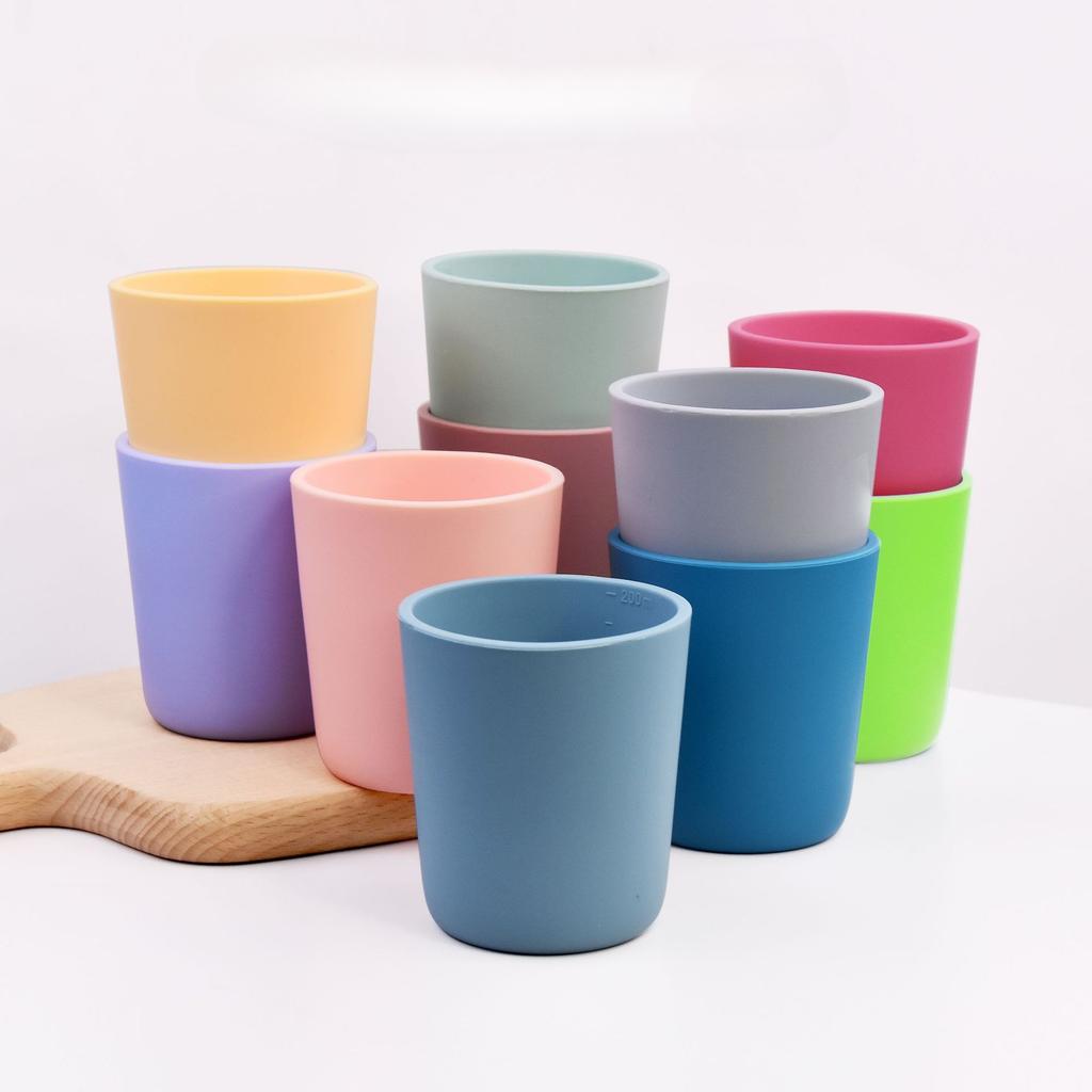 Children's Drinking Cup Baby Learning To Drink Water Training Cup Silicone Open Simple Water Cup