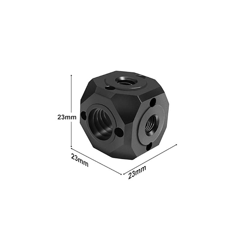 Універсальний адаптер з гвинтовим отвором для штатива Magic Cubic Mount для чарівної руки, спалаху, відеоблогу, відеозаповнювального світла, мікрофона, подовжувальна монтажна головка