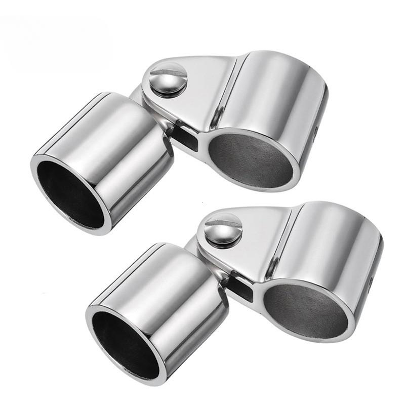 Stainless Steel 316 Boat Bimini Top Fitting Slide Cap Slide Sleeve Pipe Eye End Cap Jaw Slide Clamp External Eye End Canopy Tub