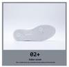 Men's Spring White Breathable Sneakers: Trendy Korean Style, Thick Sole Sports & Casual Footwear for Students.