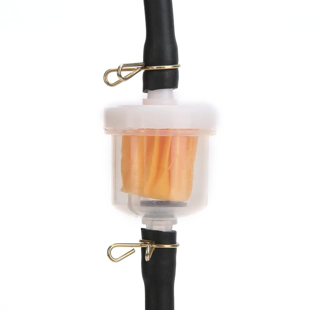 Fuel Cock Filter Fuel Tank Tap Filter, 6mm Inline Fuel Tank Petcock Pipe, Universal