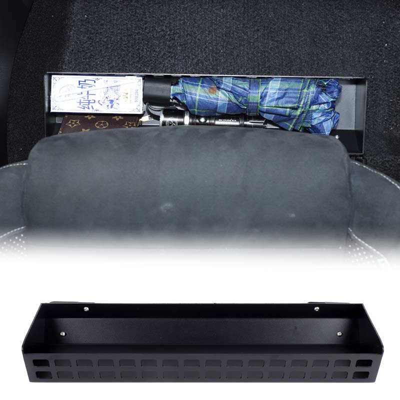 Carbon steel + aluminum alloy Storage basket under the passenger seat Suitable for Nissan juke 2011- style 1