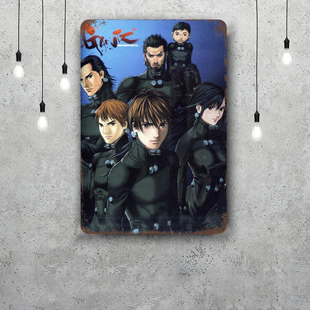 gantz 4 Metal Signs wall decor Vintage Tin Signs Captain Metal Poster Decor for Bar Pub Club Wall Decoration