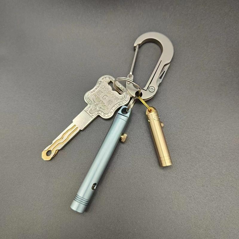 Brass Knife Keychain Pendant Outdoor Carry-on Disassembly Express Utility Knife Office Stationery Cutting Supplies