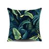 New Nap Pillow Green Leaves Sofa Plush Pillow Cover Home Bedroom Sofa Summer Pillow Cover
