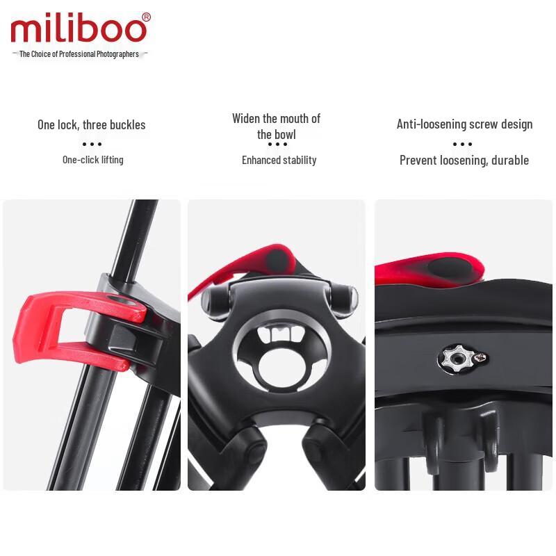 Miliboo MTT605Plus Camera Tripod with Fluid Head