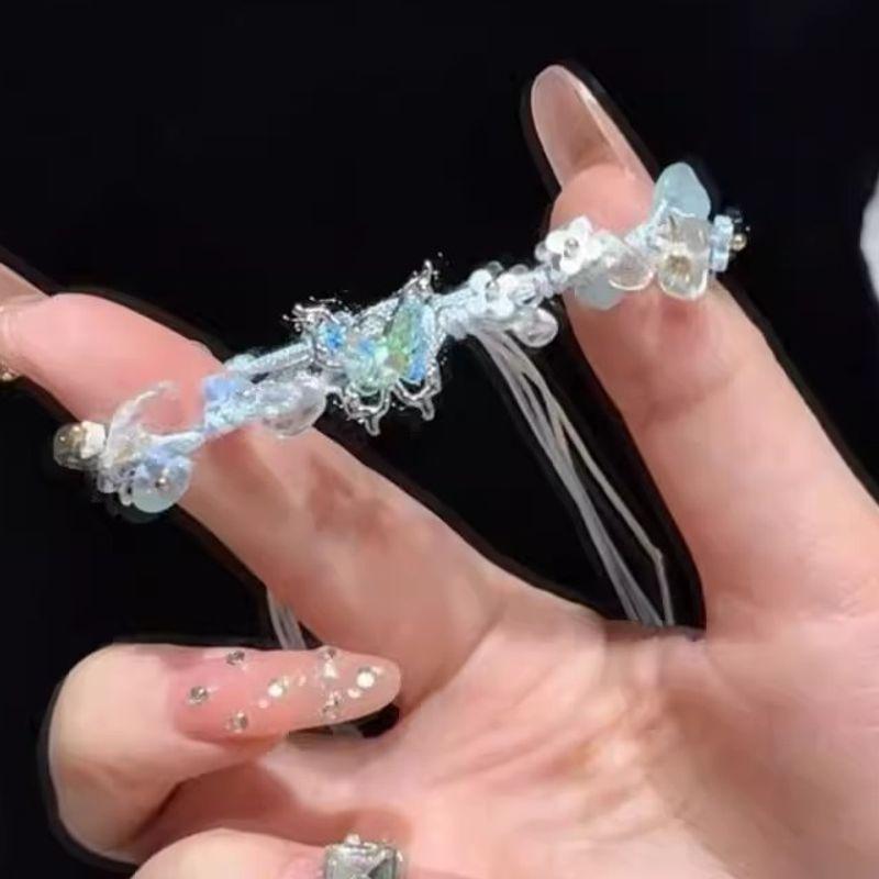 

Супер Яркий Синий Розовый Браслет-Бабочка для Женщин Новый Самый Продаваемый Изысканный Классный Стильный Утонченный Стильный и Универсальный Браслет-Ремешок для Ношения [1] Blue