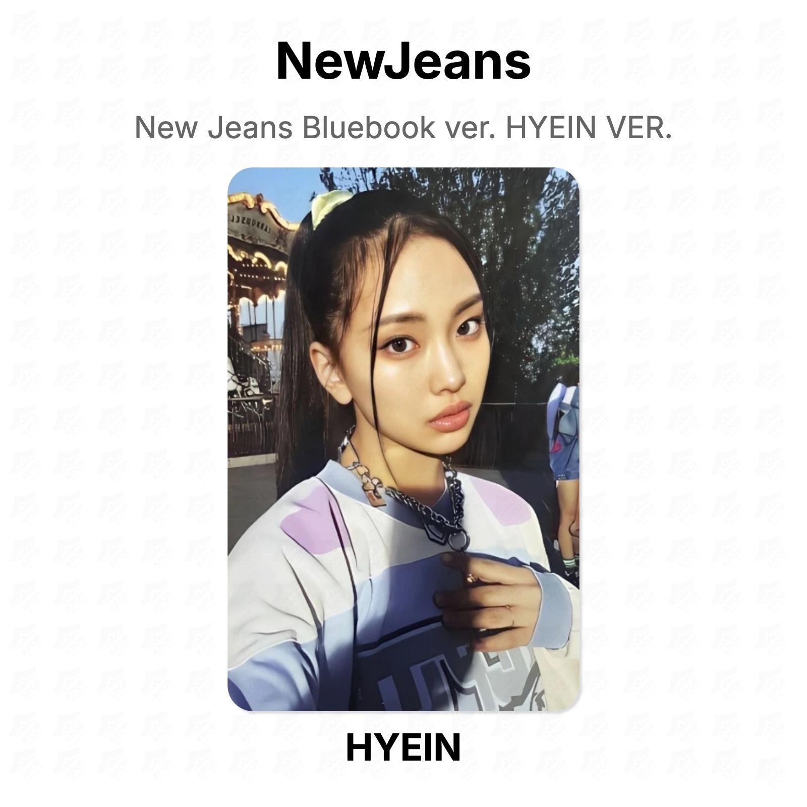NewJeans Bluebook версия. ХЕЙН ВЕР. Официальная фотокарта HYEIN