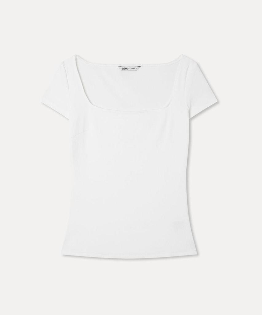 MIXXO Square Neck Short Sleeve T-Shirt_Miwhwg709A