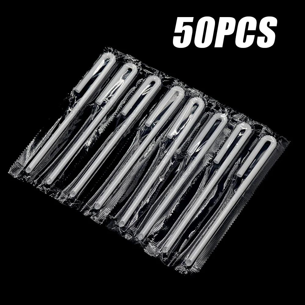50-500pcs Cusp Straw Chain Package Curved Wrapped Drinking 3.6*150mm PP Thin Straws Milk Tea Drinks Small Straws Smoothies Party