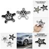 4pcs 135mm Car Wheel Center Cap Hub Covers Badge For VW Golf Passat Tiguan Polo Jetta Beetle Scirocco 3D Premium Plus Value Pack