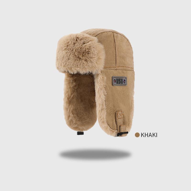 Newest Bomber Hat Men Women Thick Warm Russian Ushanka Fur Hat Fashion Male Female Winter Hat Black Grey Earflap Ski Russian Cap