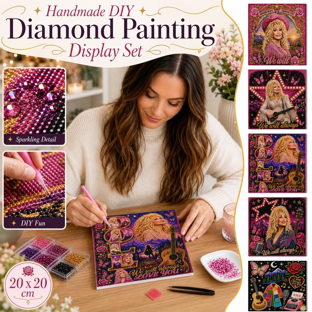 Kit with Beads for DIY and Home Wall