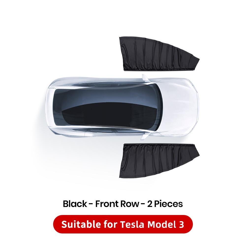 YZ For Tesla Model 3/Y/YL Highland ice crystals Side Window Privacy Trim Sunshade Front Rear Windshield Blind Cover Sun Shade
