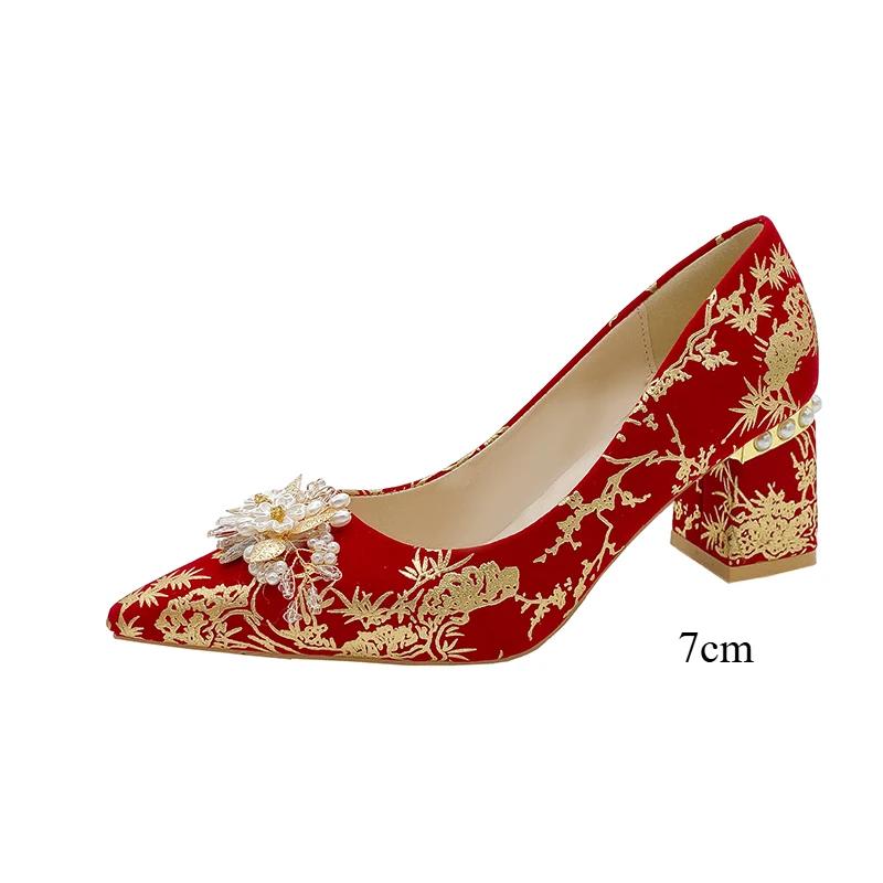

Мода Женская Мода Классика Высокое Качество Стильный Комфорт Красный Свадебные Туфли на Высоком Каблуке Леди Крутые Каблуки-Шпильки Zapatos Dama 38