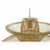 Suspension - Bambou - 50 x 50 x 37 cm - Couleur Brun Clair - Luminaire Cubique