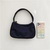 Trendy Urban Minimalist Small Nylon Handheld Bag For Women Available In Elegant Shades