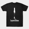 Herren Schwarzes T-Shirt mit Aufdruck Leprechaun No-Cut Transferpapier Druck Baumwoll-T-Shirt