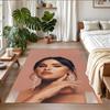 Rutschfester Kristall-Samt-Bodenläufer, Teppich im Selena Gomez Design für Innenräume, Wohnzimmer, Schlafzimmer, Heimdekoration