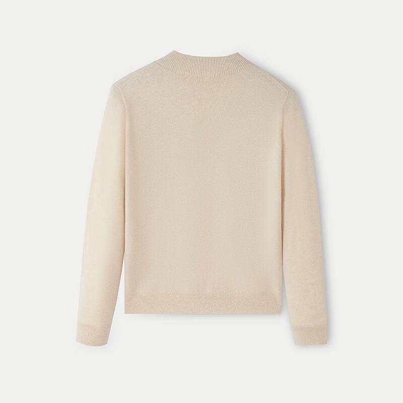 HLA Women's Pure Wool Semi-High Collar Knit Sweater