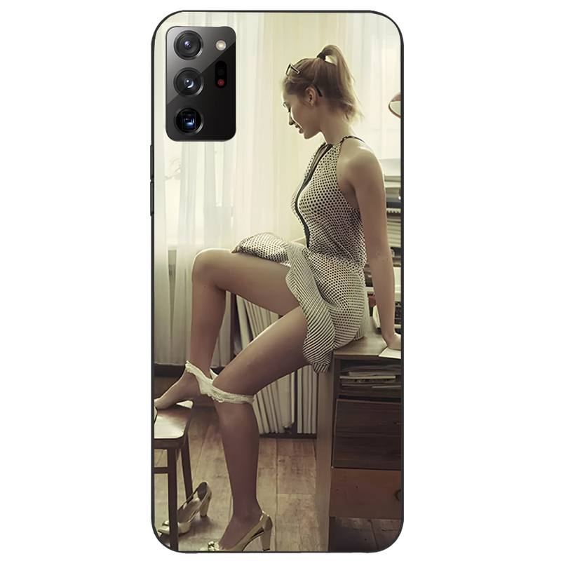 Krásné dívčí pouzdro na telefon na hrudi pro iPhone Samsung Galaxy Redmi Xiaomi Oppo OnePlus Note SA 7 8 9 10 11 12 13 14 20 21 22 23 53 54 Pro Max Ultra