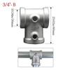1\2''/3\4" Pipe Fitting Connector Fixed Buckle Circular Pipe Connector New Frame Fasteners  Pipes