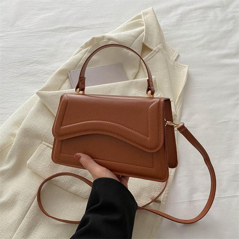 PU Leather Handbag Purse Women's Bag Solid Color Shoulder Crossbody Bags Lady Messenger Small Tote for Women Girls