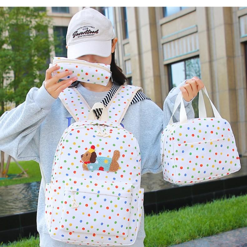 Casual Large-capacity Backpack High-value Cute Backpack Middle School Student Schoolbag College