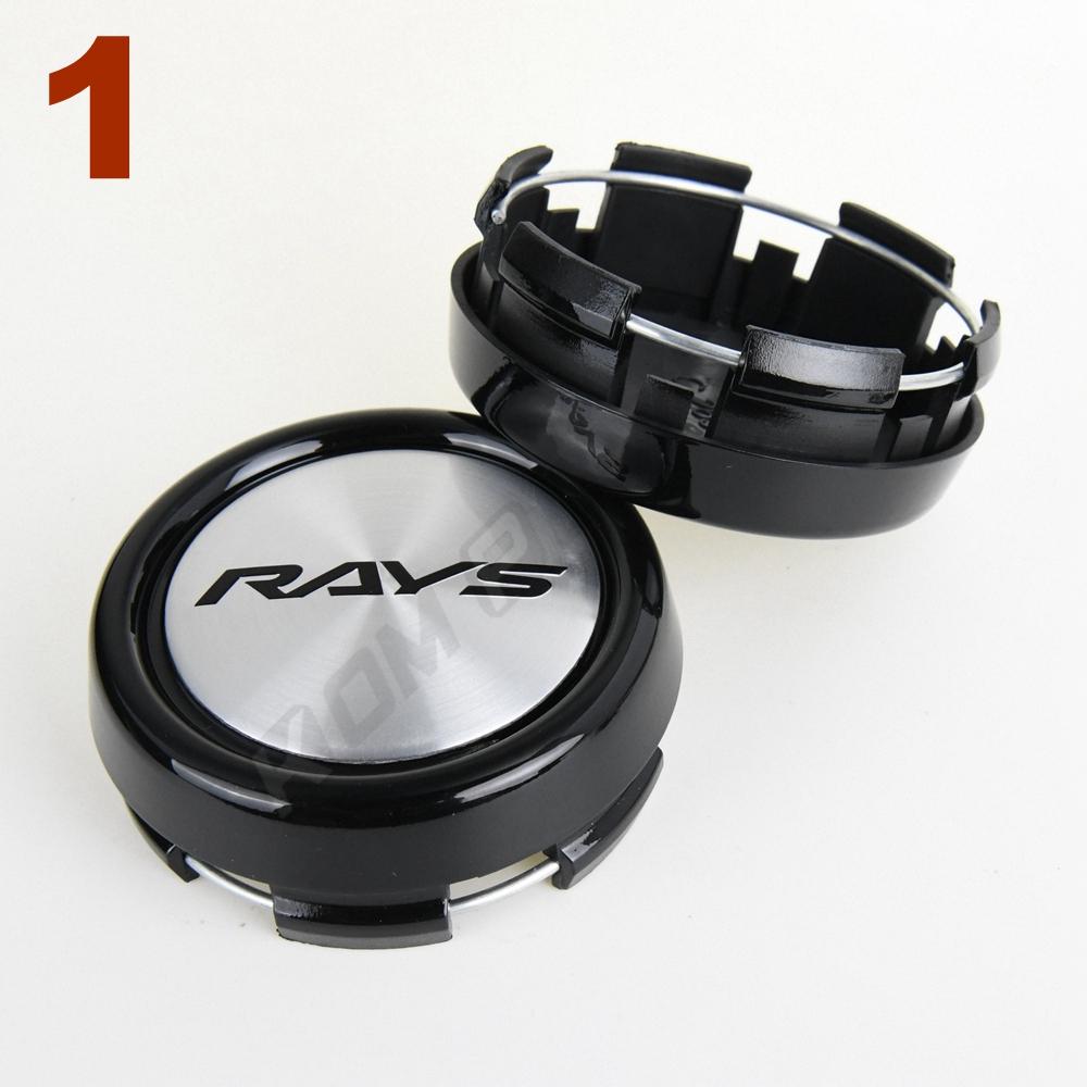 4PCS OD 79MM / ID 72MM Wheel Cover Cap RAYS VOLK Racing Emblem Sport Rim Center Cap Hubcap
