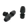 2 Pcs 1/2" Male Thread To 8/11mm Hose Connector Garden Drip Irrigation Hose Splitters with Lock Nut Watering Pipe Fitting