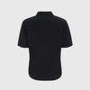 LIKK Collar Contrast Loose Fit Short Sleeve T-Shirt (Black)_L4B1-Ts09C