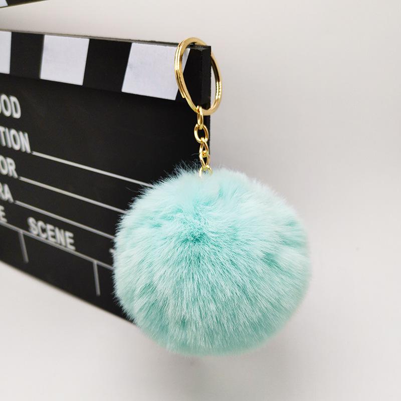 Rabbit Plush ball Pendant 8CM Ladies luggage Plush Keychain Pendant Bag Accessories Gifts