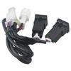 New For VW Golf 6 Jetta 5 MK5 Scirocco 06-12 Type C PD USB Socket Charging Power Adapter Quick Car Charger  Wire Harness