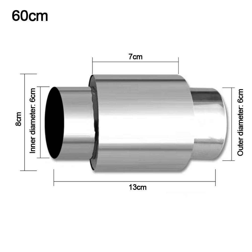 Diameter 6CM Chimney Pipes Stainless Steel Stove Pipes Flue Extension Tube  Tents