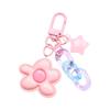 Portachiavi Chic Color Caramella Design Fiore Stella Adorabile Portachiavi Leggero Accessorio per Decorazione Borsa