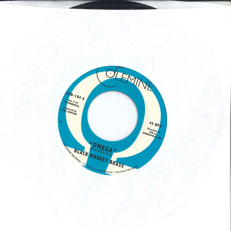 

7inch Record BLACK MARKET BRASS Omega CLMN184 COLEMINE 2021 US SoulFunk