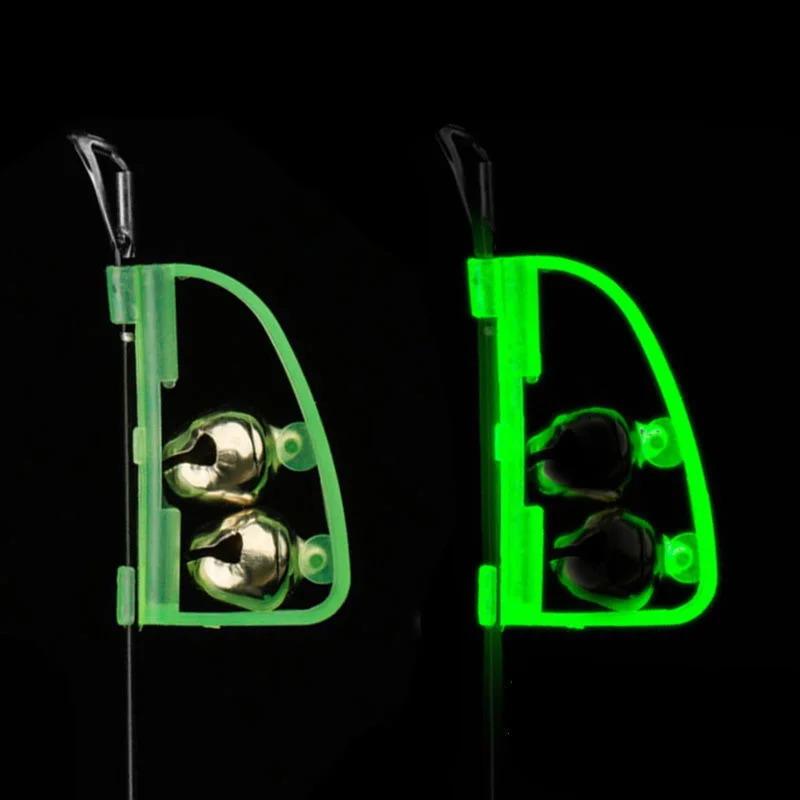 5Pcs/Lot Fishing Bite Alarms Fishing Rod Bell Rod Clamp Tip Clip Bells Ring Fishing Accessory Outdoor