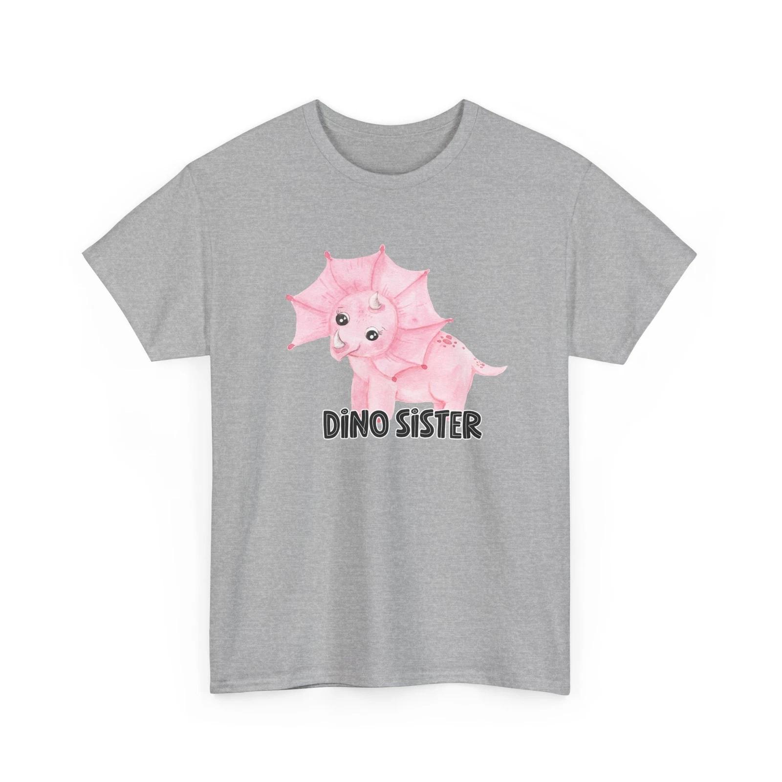 Dinosaur T-Shirt | Funny DINO SISTER Tee | T-Rex Jurassic Lover Shirt 2XL