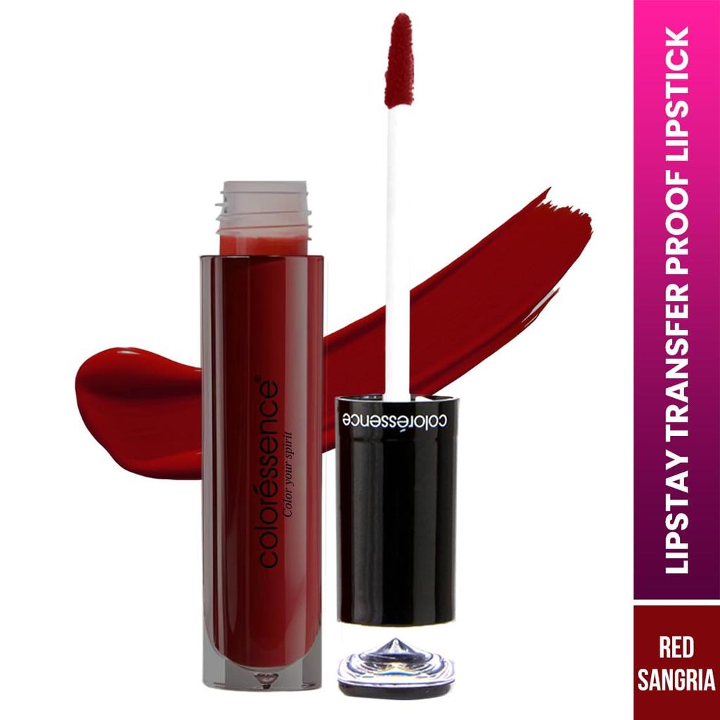 COLORESSENCE Lipstay Transferproof Liquid Lipstick for Intense Matte Lips That Stays for 12+ Hours | Liquid Lip Color With VelVet Matte Finish| Smu