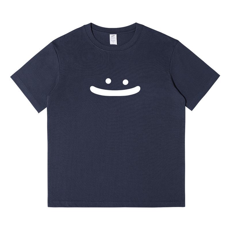 Short-sleeved Men's Summer Students Korean Version of The Casual Loose Round Neck Yankee Printing Wild Harajuku Wind Tops Trend Women