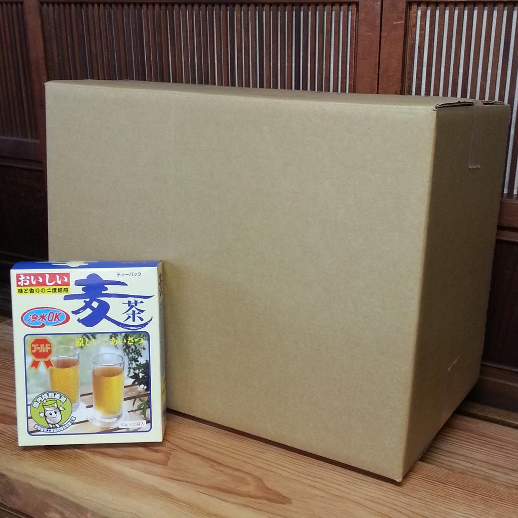 Yagioto iki kez kavrulmuş lezzetli arpa çayı çay poşeti kutusu x 20 paket x 30 (10g'lık kutular)