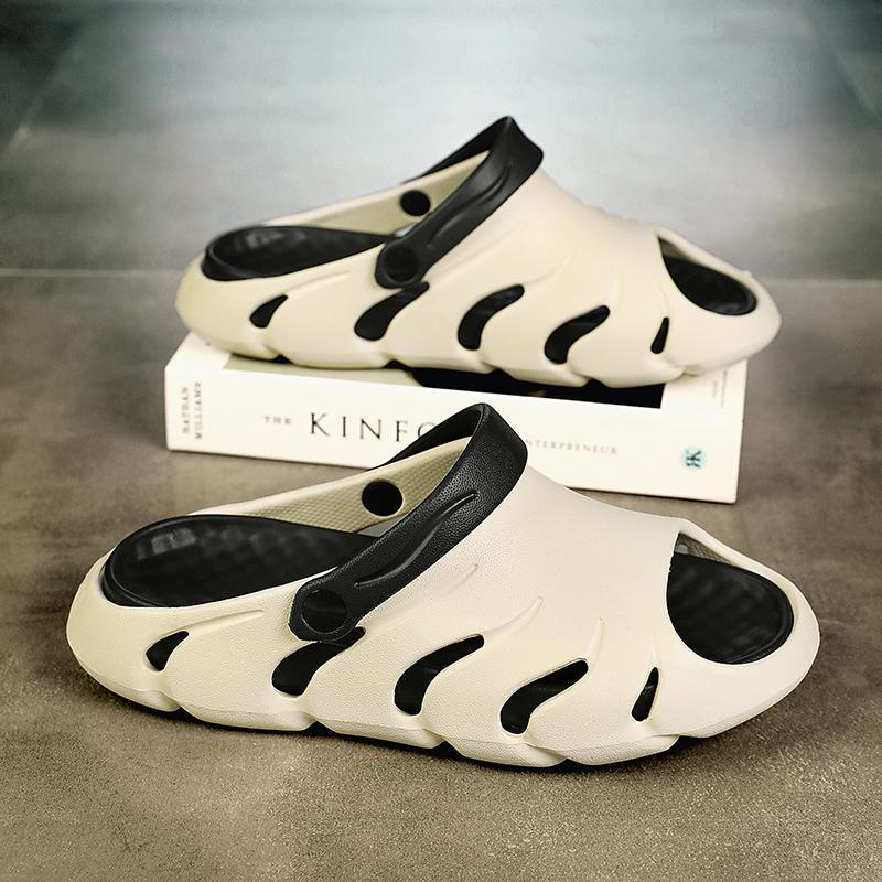 Slippers for Men Men's Sandals Shoes for Men Non-Slip Shoes Wear-resistant Beach Soft and Comfortable Bathroom Slippers New