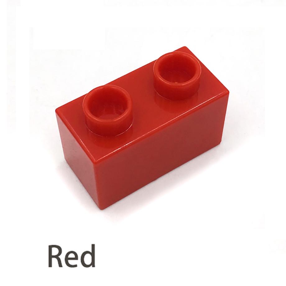 Non-Toxic Big Size Diy Building Blocks Thick Figures Bricks 1X2Dot 24Pcs Educational Creative Toys For Children Compatible With Brands