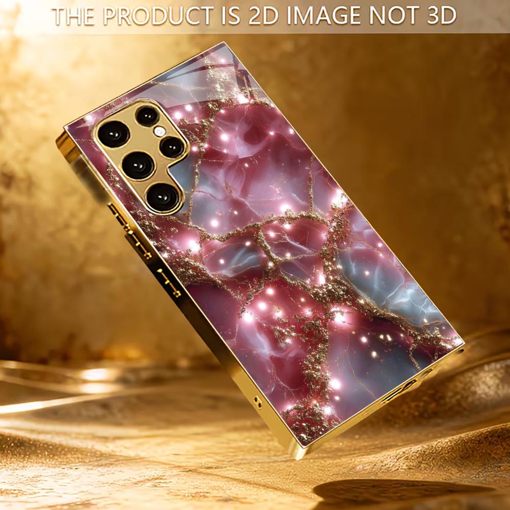 Bestseller model Luxurious PhoneCase Electroplated Glass PhoneCase for Samsung Galaxy S26 S25 S24 S23 S22 S21 FE,Ultra,Plus